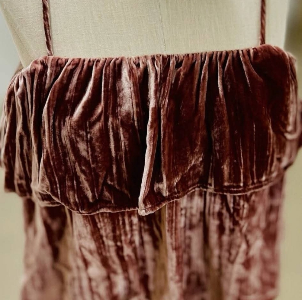 Velvet Ruffle Camisole - Picture 3 of 3